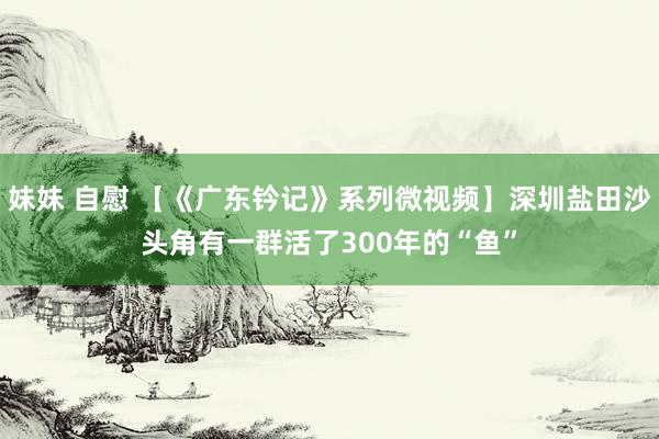 妹妹 自慰 【《广东钤记》系列微视频】深圳盐田沙头角有一群活了300年的“鱼”